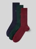 Polo Ralph Lauren Underwear Socken aus Baumwoll-Mix im 3er-Pack Bordeaux
