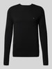 Tommy Hilfiger Regular Fit Strickpullover aus feinster Wolle  Black