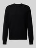 SELECTED HOMME Strickpullover mit Rundhalsausschnitt Modell 'CODY' Black