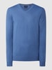 Christian Berg Men Pullover aus Wollmischung  Jeans meliert