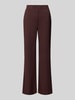 Christian Berg Woman Flared Cut Hose mit elastischem Bund Mittelbraun