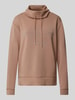 Christian Berg Woman Sweatshirt mit Statement-Print Taupe