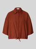 DRYKORN Blouse met tunnelkoord aan de zoom model 'LAINAY' Roestrood
