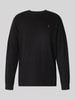 Polo Ralph Lauren Classic Fit Longsleeve mit Label-Stitching Black