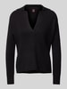 Stefanel Wollpullover mit Reverskragen Black