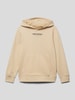 Tom Tailor Hoodie mit Statement-Print Camel