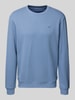 Scotch & Soda Sweatshirt mit Label-Detail Hellblau