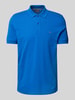 Christian Berg Men Poloshirt mit Label-Stitching Royal