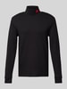 HUGO Longsleeve mit Rollkragen Modell 'Derollo' Black