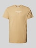 Tommy Jeans T-Shirt mit Label-Print Sand