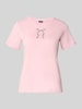 JOOP! T-Shirt mit Perlen und Rundhalsausschnitt Modell 'Tamme' Pink