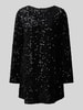 Only Minikleid mit Pailletten-Details Modell 'ANIKA' Black