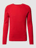 s.Oliver RED LABEL Strickpullover mit Rundhalsausschnitt Rot