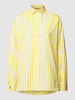 Polo Ralph Lauren Bluzka ze wzorem w paski i wyhaftowanym logo Żółty