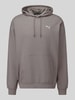 PUMA Performance Comfort Fit Hoodie aus Baumwoll-Mix Modell 'ESS ELEVATED' Schlamm