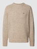 Fynch-Hatton Strickpullover in Melange-Optik Modell 'Donegal' Offwhite