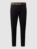 MCNEAL Hose mit Stretch-Anteil in gerader Passform  Schwarz