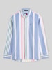 Tommy Jeans Relaxed Fit Freizeithemd aus reiner Baumwolle Bleu