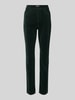 Christian Berg Woman Slim Fit Cordhose im 5-Pocket-Design Dunkelgruen