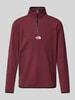 The North Face Fleecepullover met schipperskraag, model 'GLACIER' Prune