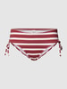 Esprit Bikini met streepmotief, model 'BRELA' Bordeauxrood