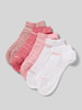 camano Sneakersocken im 5er-Pack mit Logo-Detail Rose
