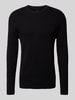 Only & Sons Strickpullover mit Rundhalsausschnitt Modell 'PHIL' Black