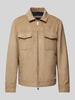 bugatti Jacke mit Kentkragen Camel