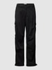 Calvin Klein Jeans Spodnie cargo z nakładanymi kieszeniami Czarny