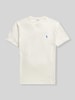 Polo Ralph Lauren męski t-shirt o kroju regular fit z czystej bawełny Złamany biały