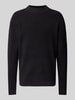 Calvin Klein Jeans Relaxed Fit Strickpullover mit Label-Patch Black