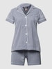 Lauren Ralph Lauren Pyjama aus Baumwolle Dunkelblau