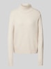 Christian Berg Woman Regular Fit Strickpullover mit Woll-Anteil Beige