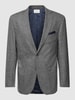 Carl Gross Regular fit colbert met reverskraag, model 'Tedrick' Middengrijs