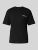 REVIEW T-Shirt mit Label-Print Black