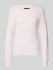 Vero Moda Weicher Langarm Pullover mit Rundhalsausschnitt Modell 'DOFFY' Hellrosa