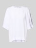 Seidensticker Regular Fit Leinenblusenshirt mit 1/2-Arm Weiss