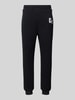 CARLO COLUCCI Sweatpants mit elastischem Bund Black