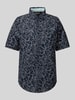 Tom Tailor Regular Fit Freizeithemd aus Leinen-Baumwoll-Mix Dunkelblau