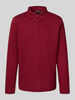 JOOP! Collection Gebreide pullover met kentkraag, model 'Bryson' Rood
