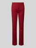 Christian Berg Woman Slim fit broek met steekzakken Donkerrood