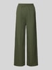 ZABAIONE Wide Leg Stoffhose mit Strukturmuster Modell 'Jo44laa' Khaki
