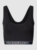 Polo Ralph Lauren Bralette met labelstitching Zwart