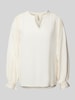 Soyaconcept Blusenshirt mit V-Ausschnitt Modell 'RADIA' Offwhite