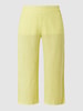 Emily Van den Bergh Culotte aus Leinen Hellgelb
