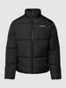 Jack & Jones Steppjacke in unifarbenem Design Modell 'MAX' Black