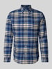 Jack & Jones Premium Slim Fit Freizeithemd Button-Down-Kragen Modell 'BLUNORRIS' Dunkelblau