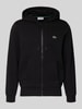 Lacoste Sweatjacke mit Reißverschluss Black