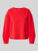 s.Oliver RED LABEL Relaxed Fit Sweatshirt aus Modal-Mix-Scuba Rot