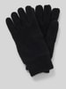 Barbour Handschuhe mit Label-Detail Modell 'Carlton' Black